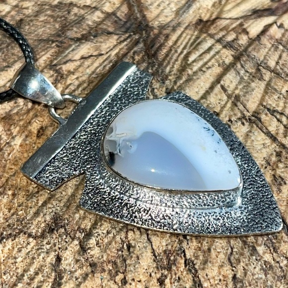 Dendritic Agate Pendant 2 1/4” - Picture 8 of 13